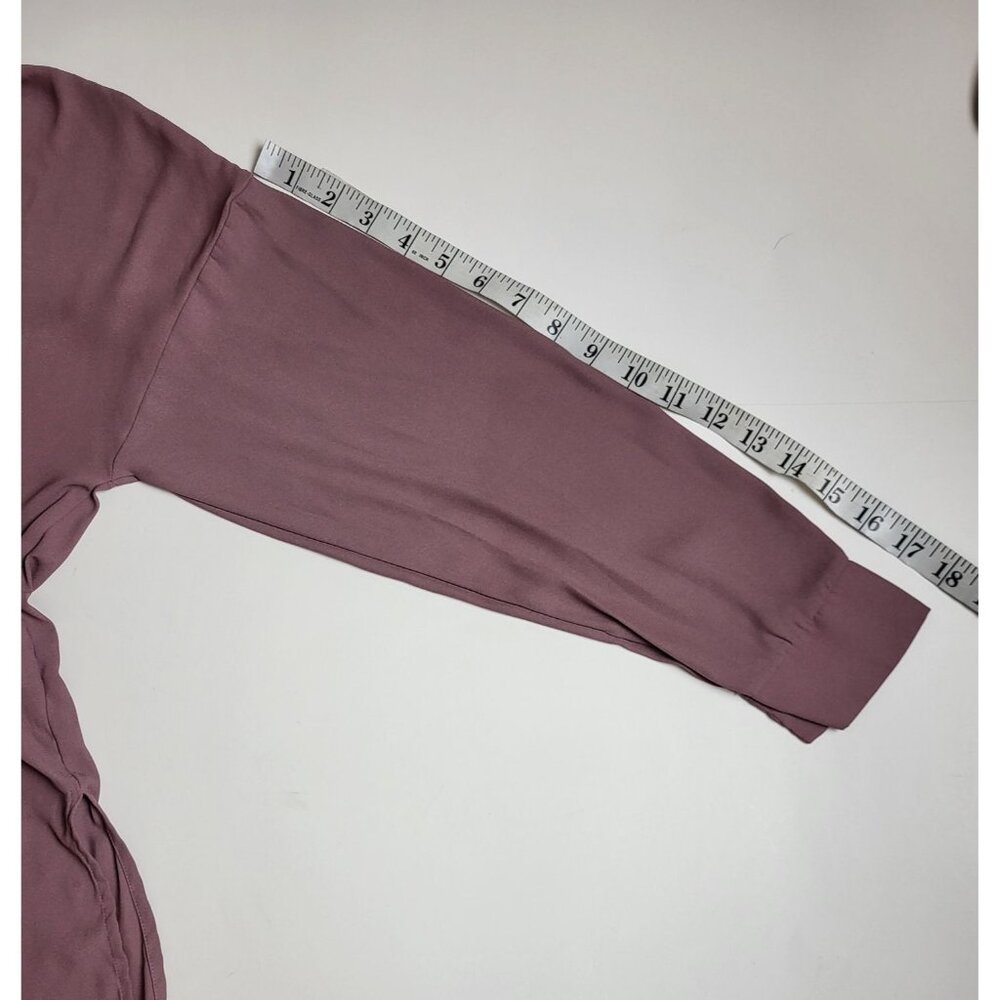 Lush Long-Sleeve V-Neck Blouse Size Small - Picture 6 of 9